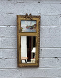 19th Century French-Style Giltwood Trumeau Mirror