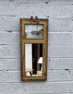 19th Century French-Style Giltwood Trumeau Mirror