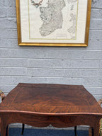 19th Century Louis XV Style Mahogany Serpentine Fold-Over Table