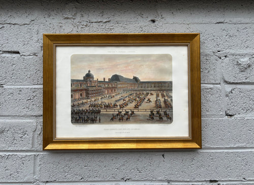 19th Century Lithograph "Grand Carrousel" by Phillipe Benoist
