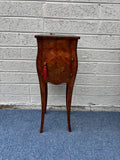 Marquetry Bedside Table Louis XV Revival