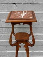 Art Nouveau Three-Tiered Pedestal Stand (c. 1900)