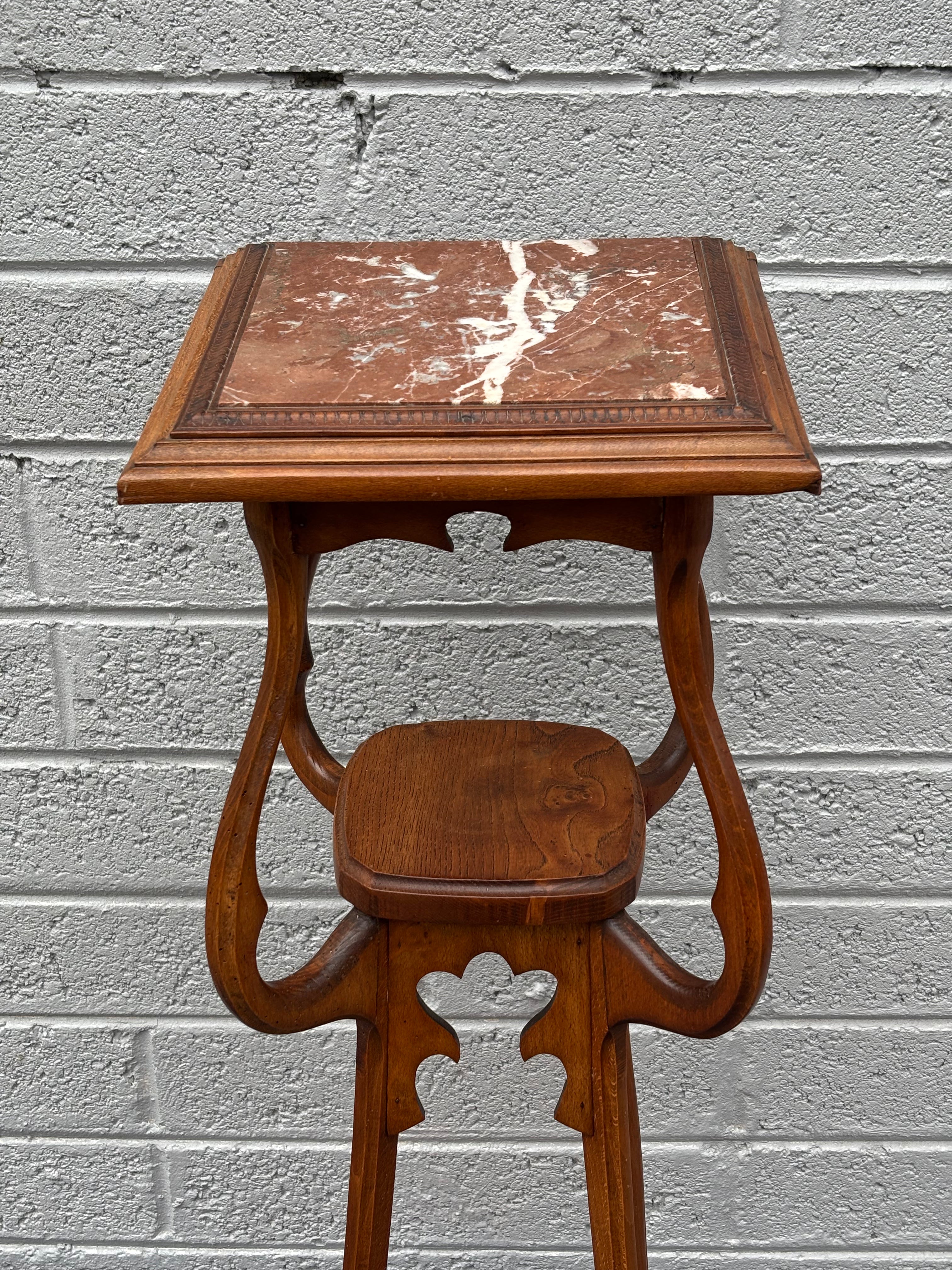 Art Nouveau Three-Tiered Pedestal Stand (c. 1900)