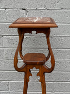 Art Nouveau Three-Tiered Pedestal Stand (c. 1900)