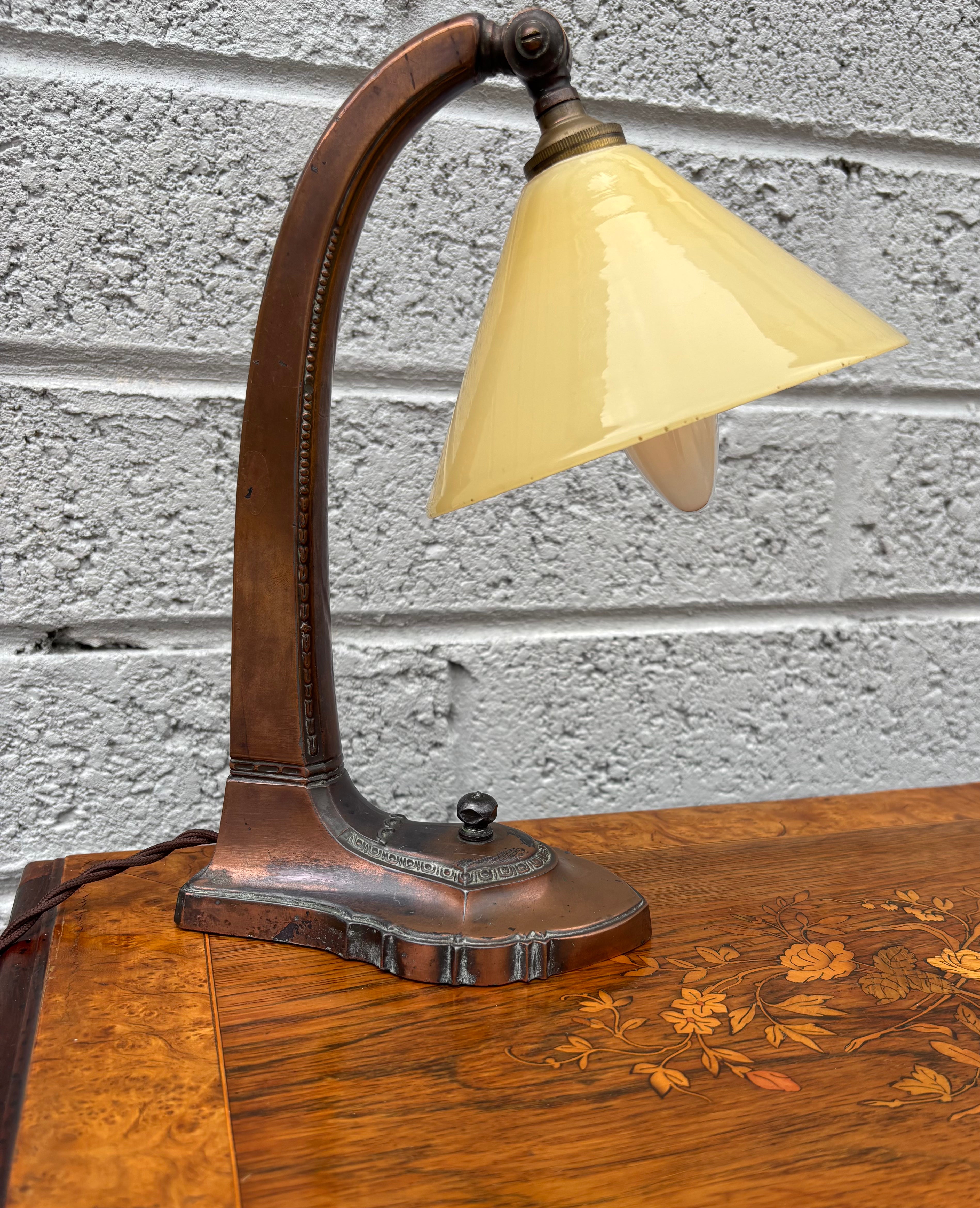 Cobra Gooseneck Desk Lamp Art Deco