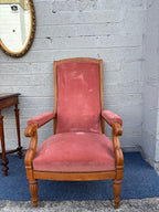 Mahogany Library Armchair Victorian