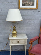Crystal and Brass Table Lamp Neoclassical