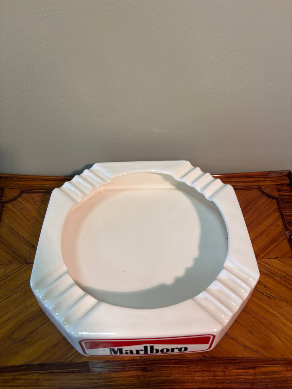 Vintage Marlboro Ceramic Pub Ashtray