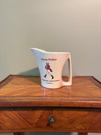 Vintage mid-century Johnnie Walker ceramic pub water jug featuring German branding