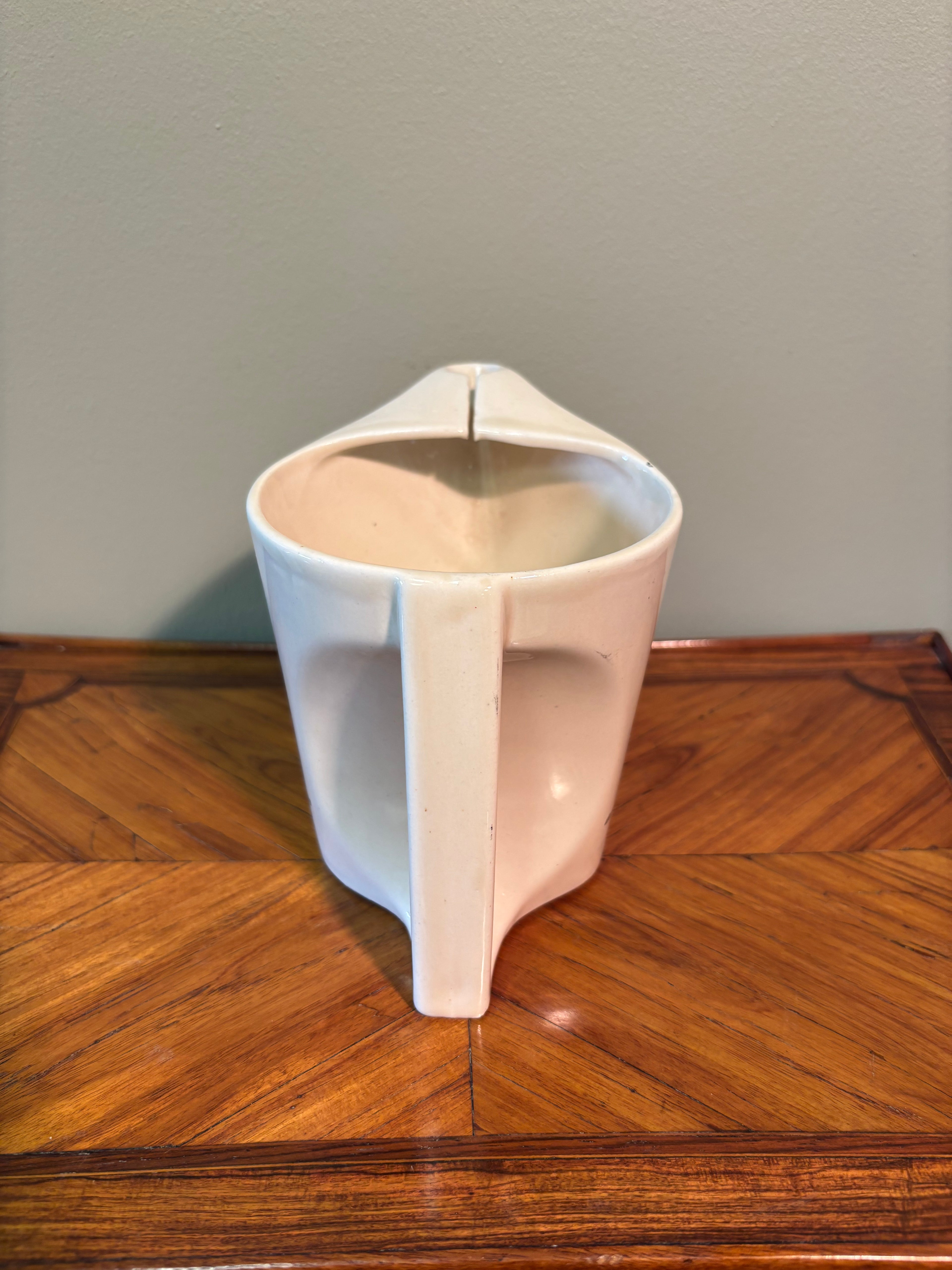 Vintage mid-century Johnnie Walker ceramic pub water jug featuring German branding