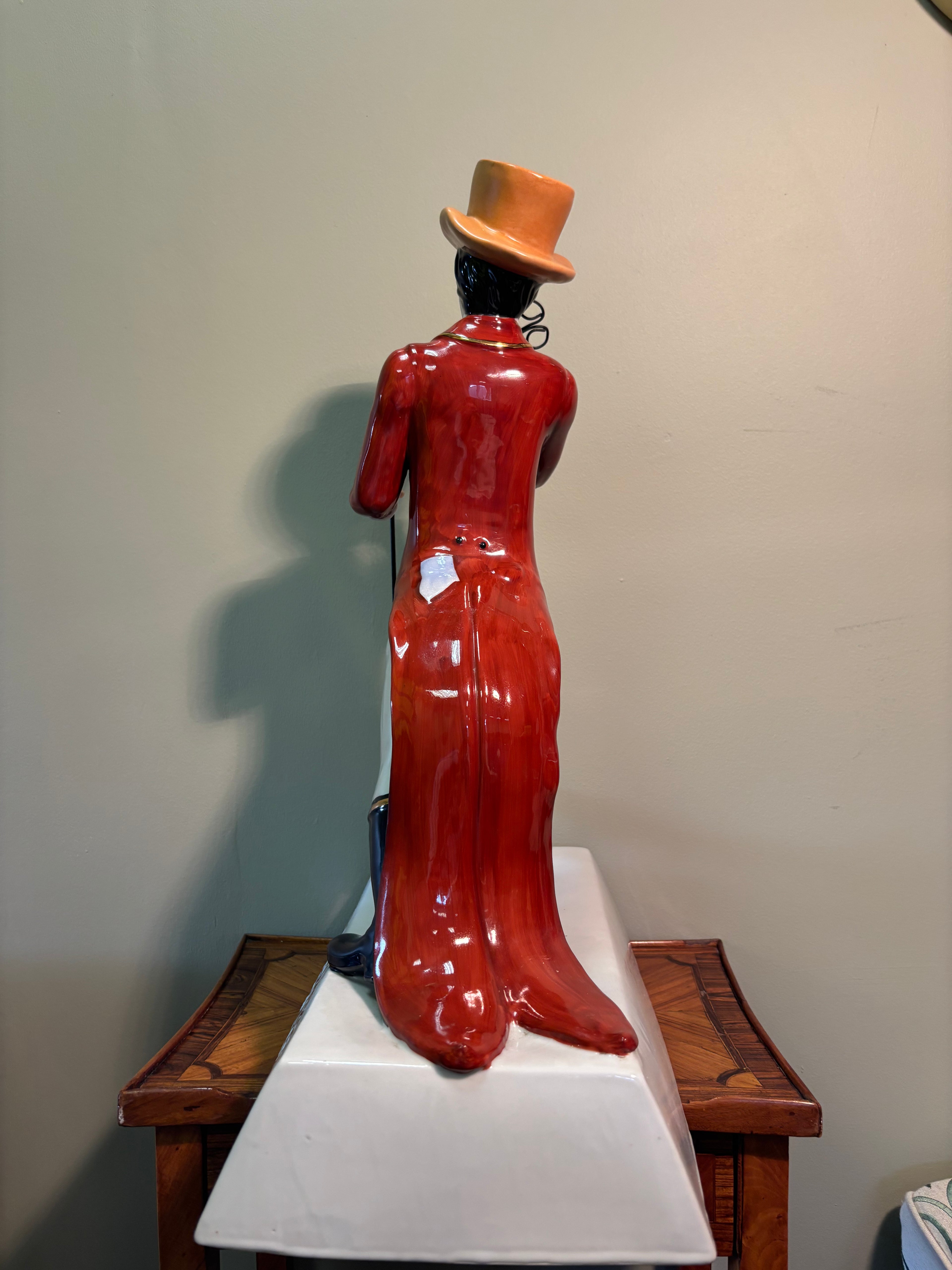 Johnnie Walker Scotch Whisky "Striding Man" Ceramic Bar Display Statue