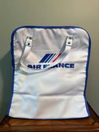 1970s Air France Vinyl Cabin Flight Bag