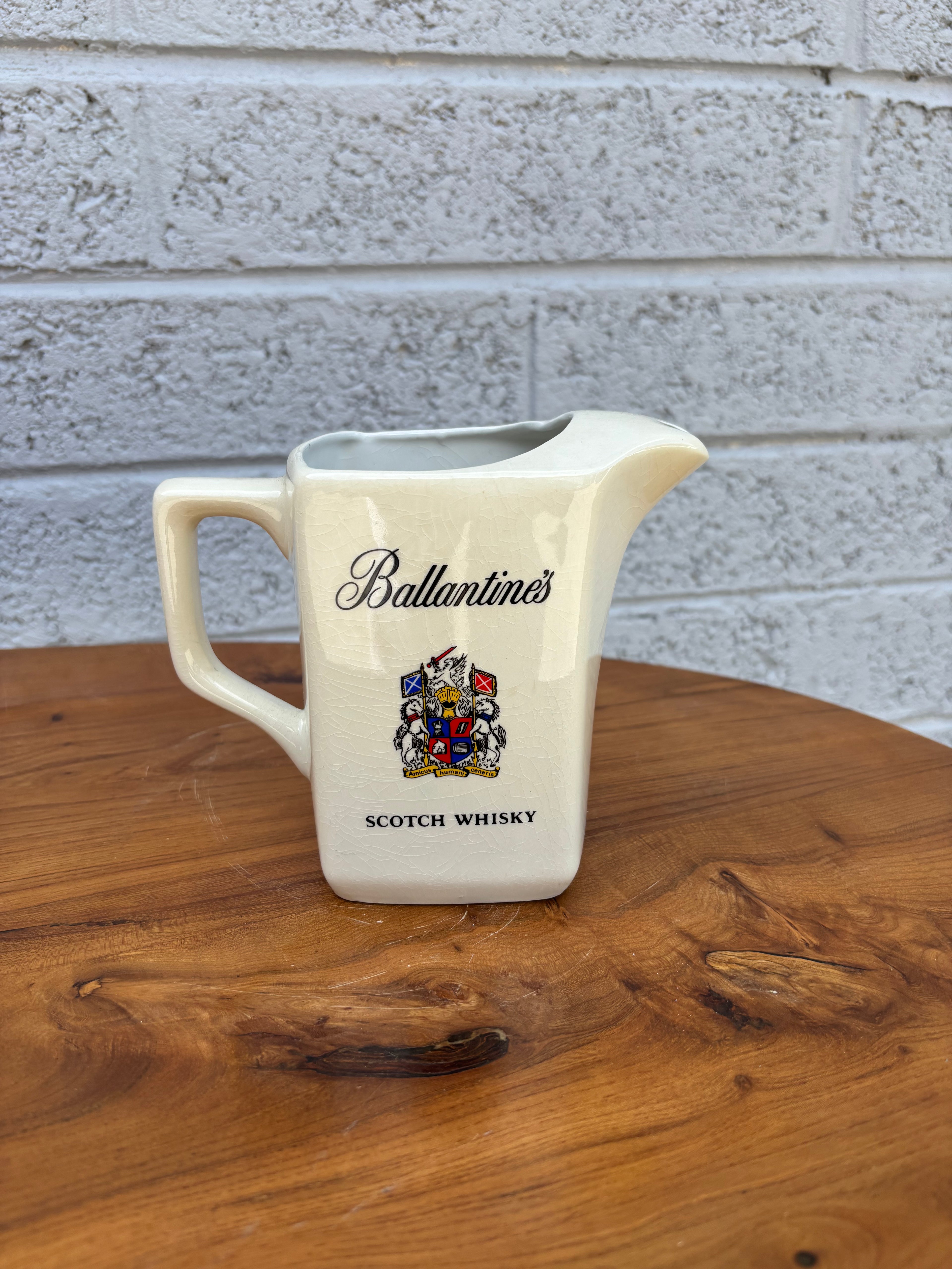 Ballantine’s Scotch Whisky Ceramic Pub Water Jug