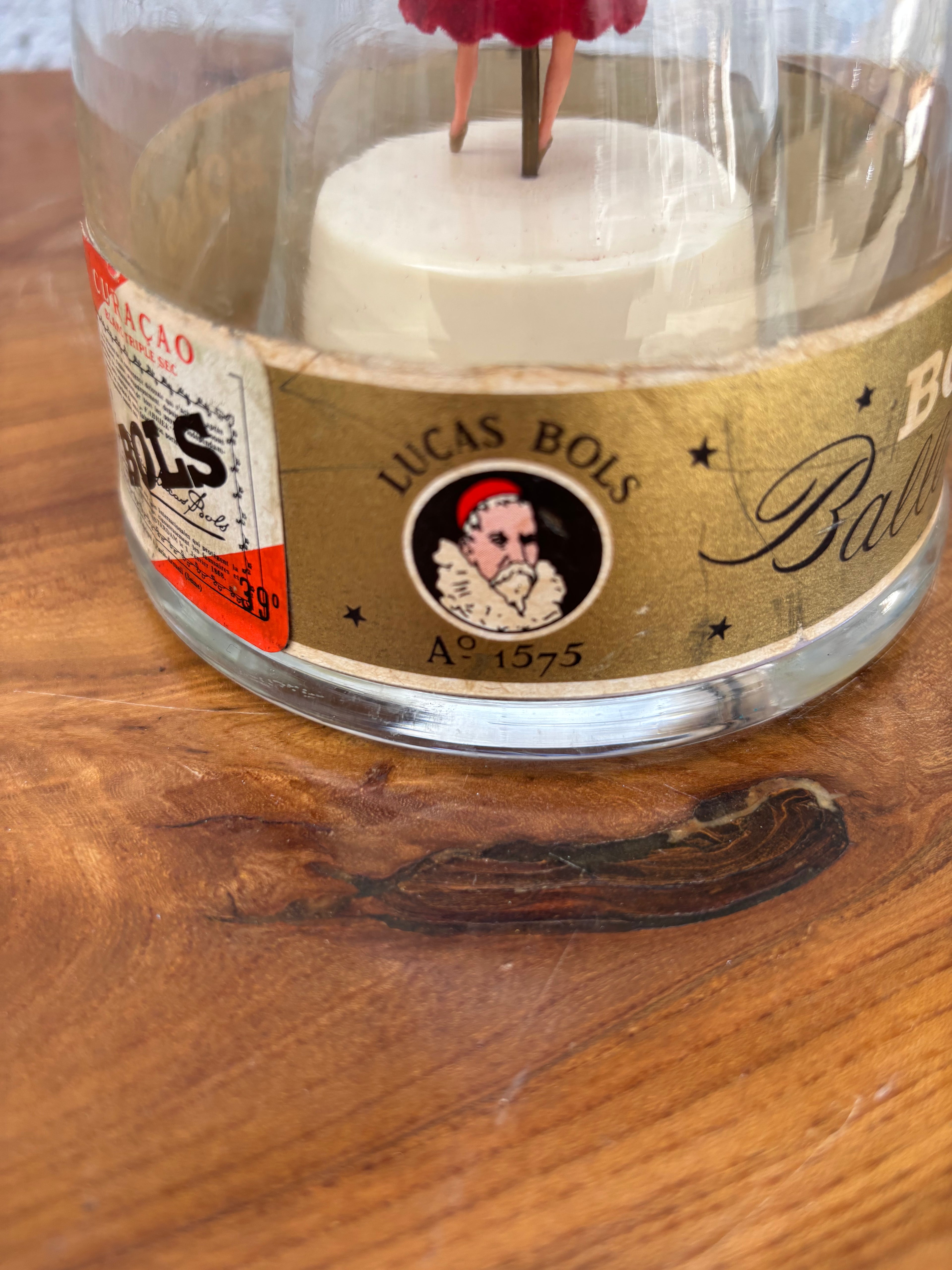 Mid-Century Lucas Bols Ballerina Musical Liqueur Bottle