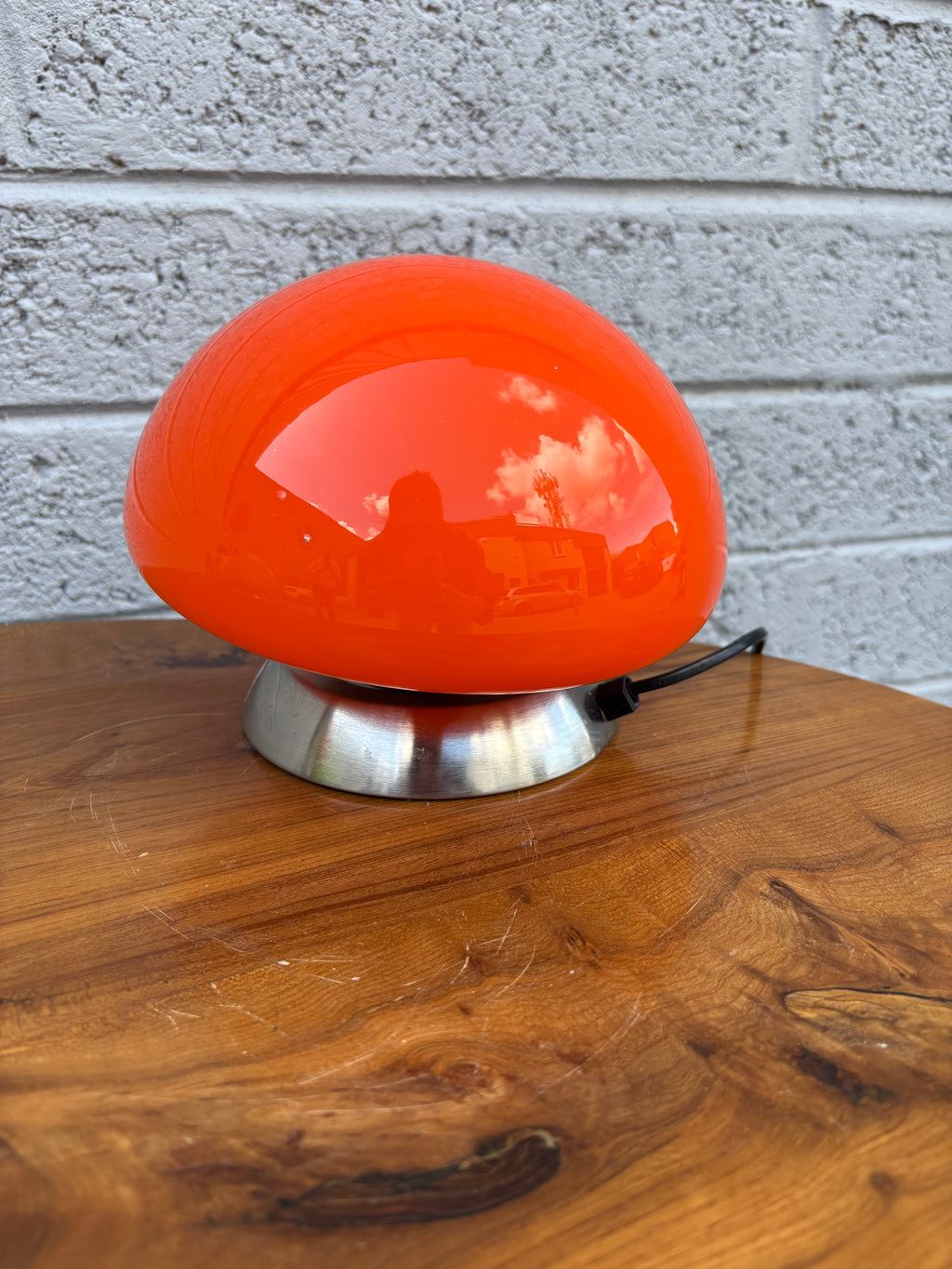 Vintage Space Age Mushroom Touch Table Lamps – Set of 3