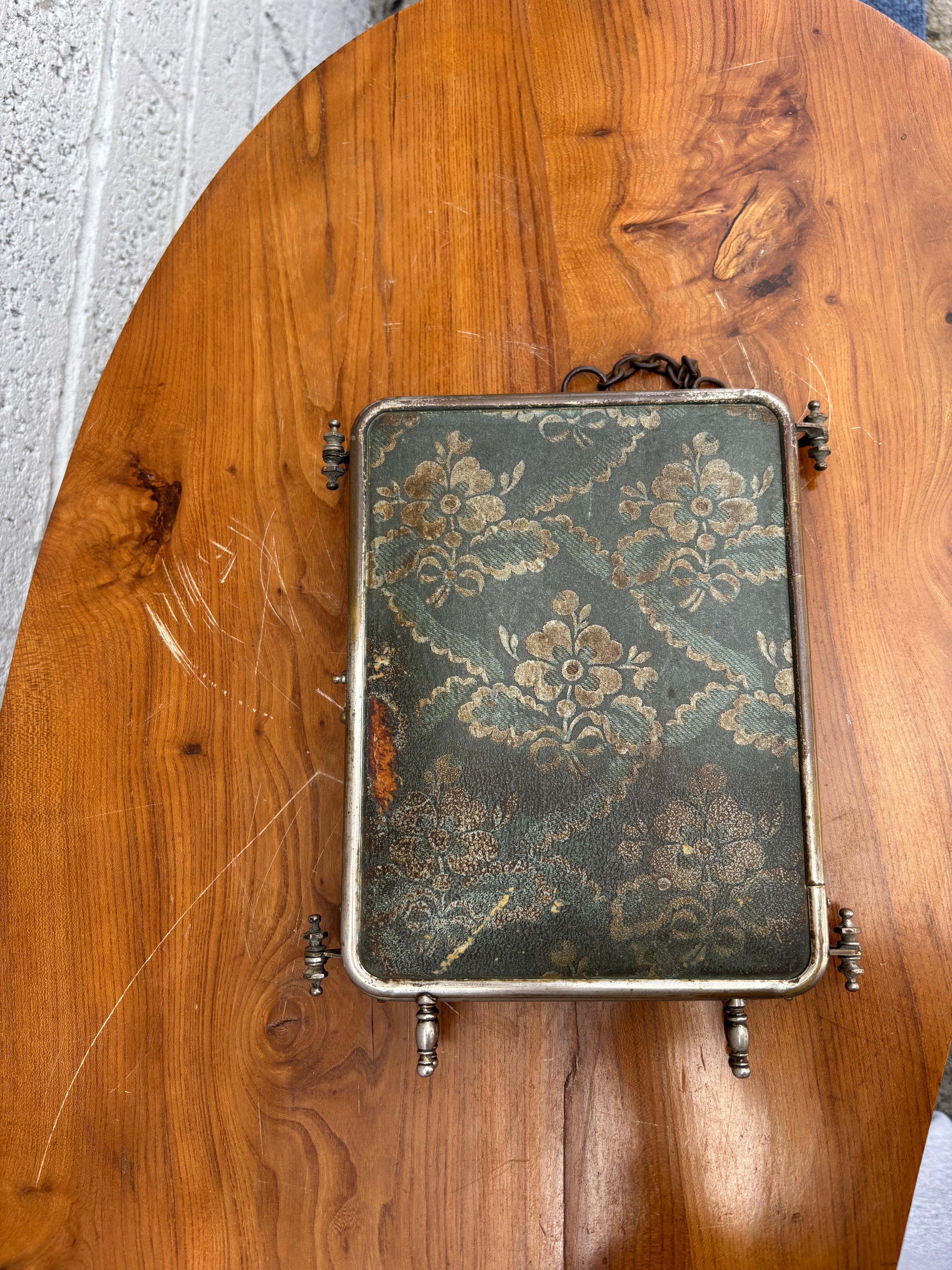 French Triptych Travel Barber & Vanity Mirror