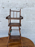 Victorian Metamorphic Convertible Wooden High Chair