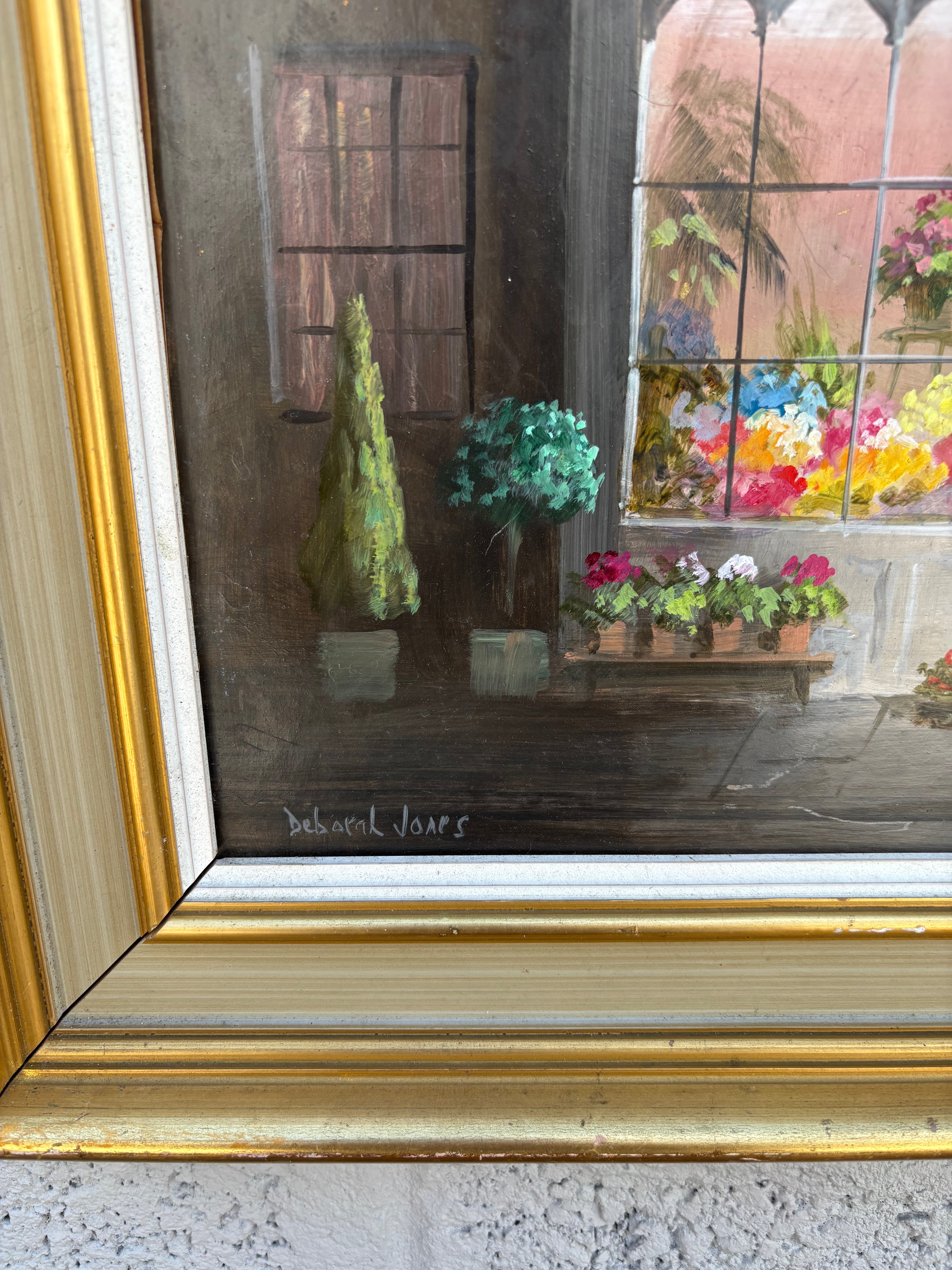 Original Deborah Jones Oil Painting – "Rosemary's Florist"