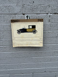Vintage 1967 Renault Promotional Wall Calendar – 1921 Coupé 12 CV Art