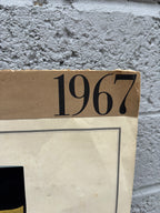 Vintage 1967 Renault Promotional Wall Calendar – 1921 Coupé 12 CV Art