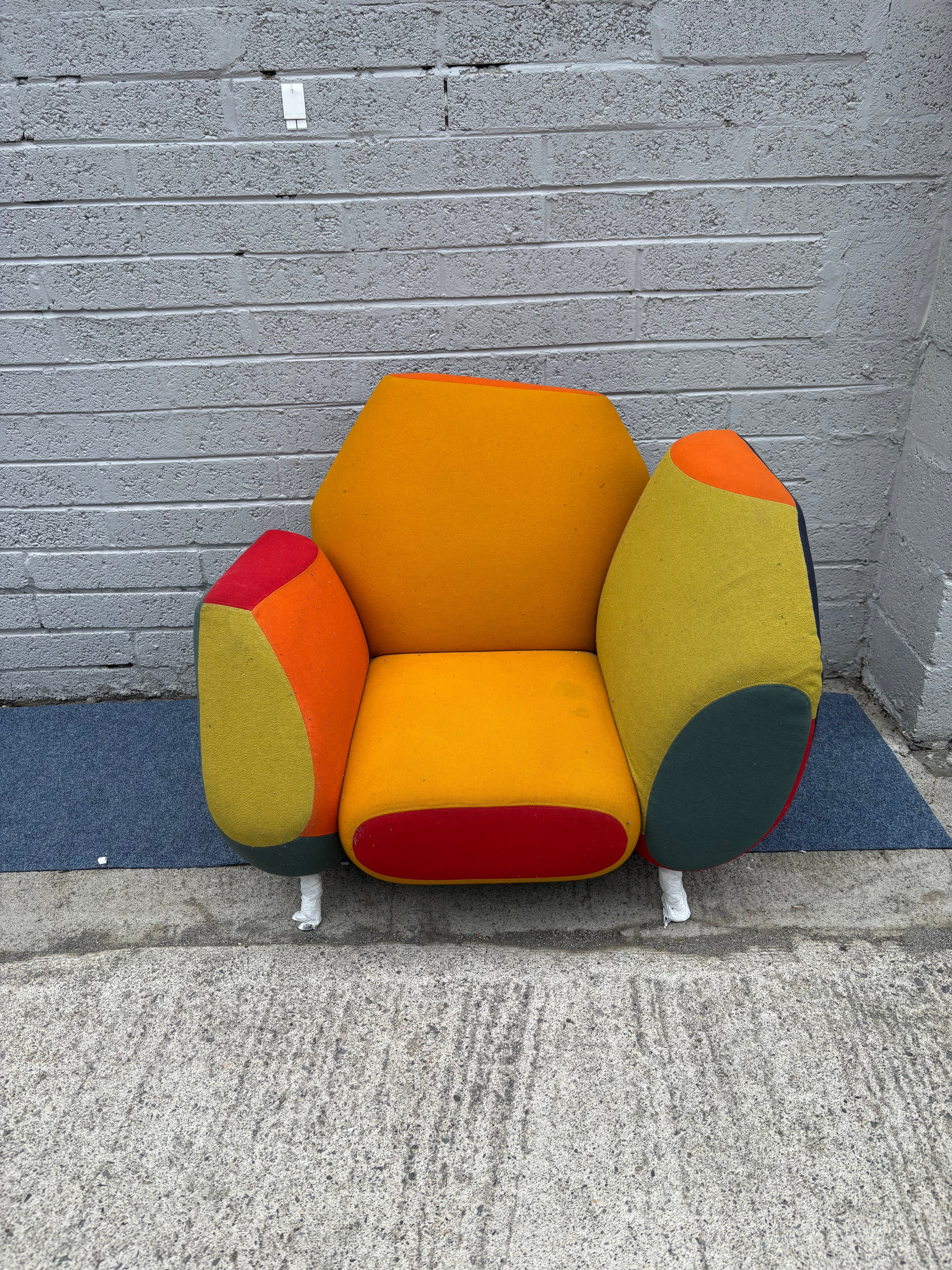 Iconic "Hotel 21" Grand Suite Armchair by Javier Mariscal for Moroso, 1995