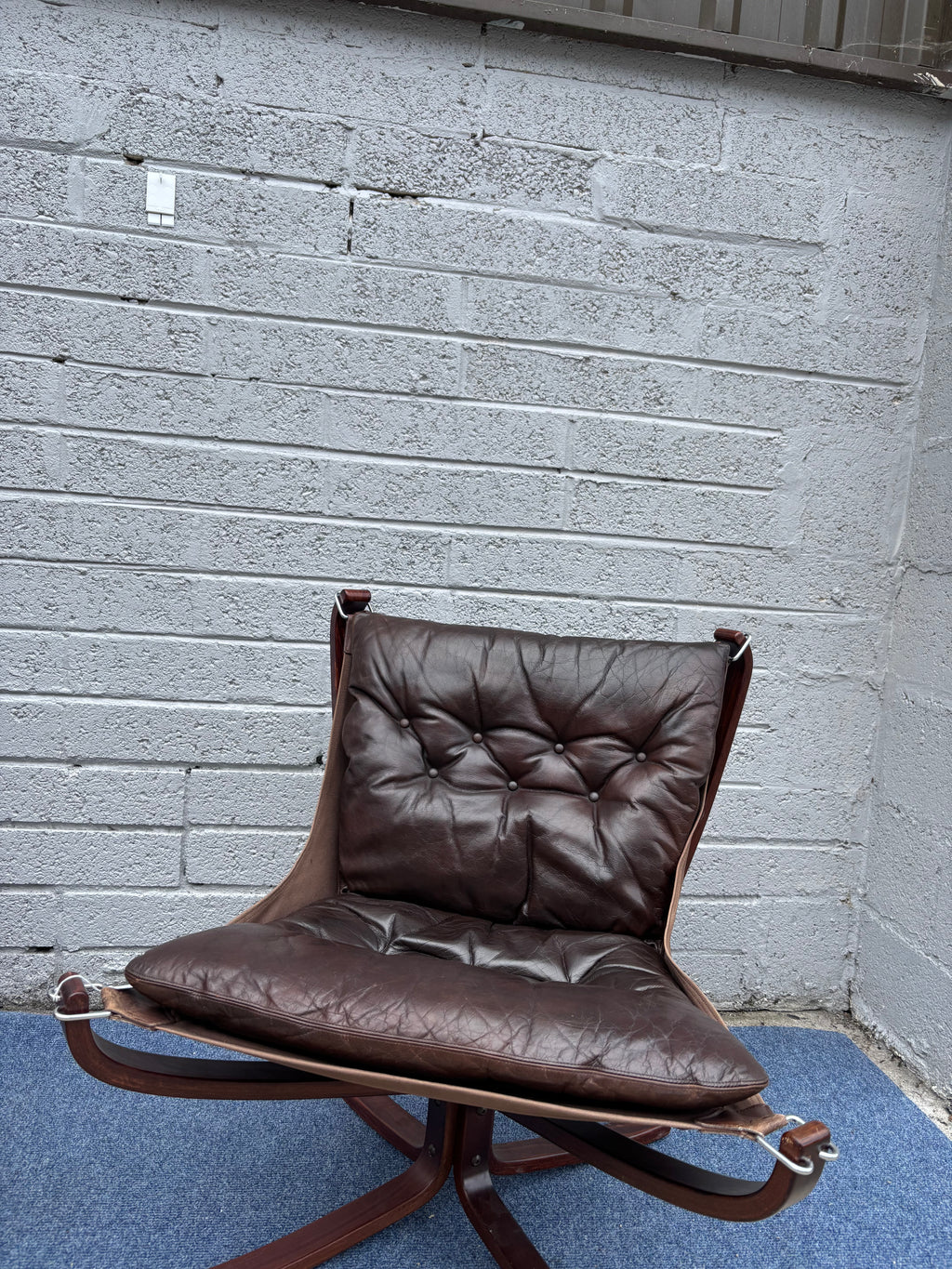 Pair of Mid-Century Modern Low-Back "Falcon" Chairs by Sigurd Ressell