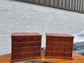 Pair of 19th Century Miniature Mahogany Apprentice Chest
