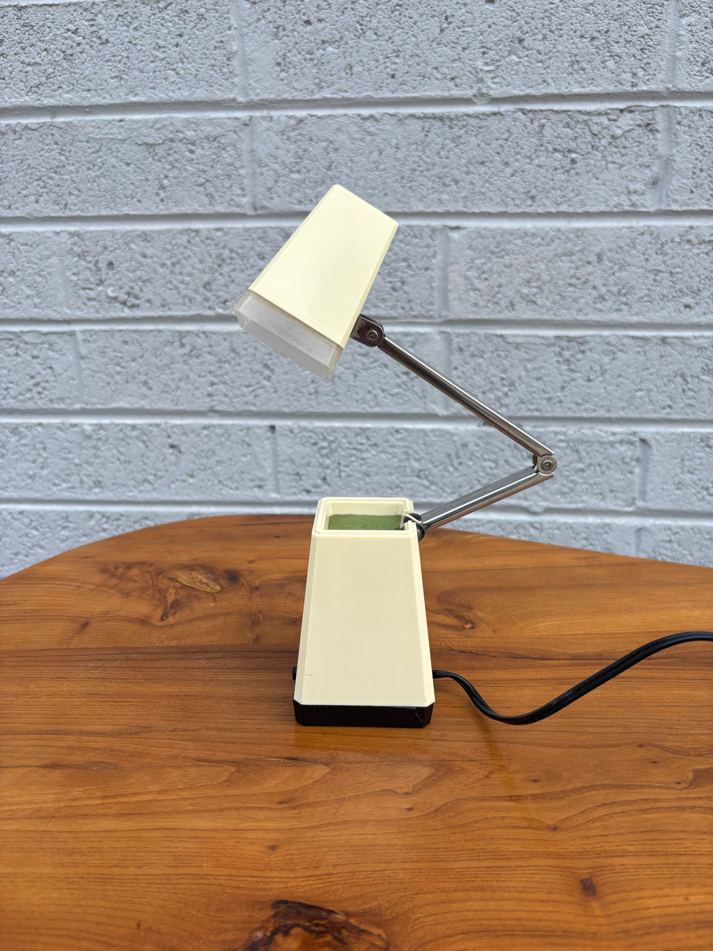 Folding Pyramid Table Lamp Mid-Century Modern