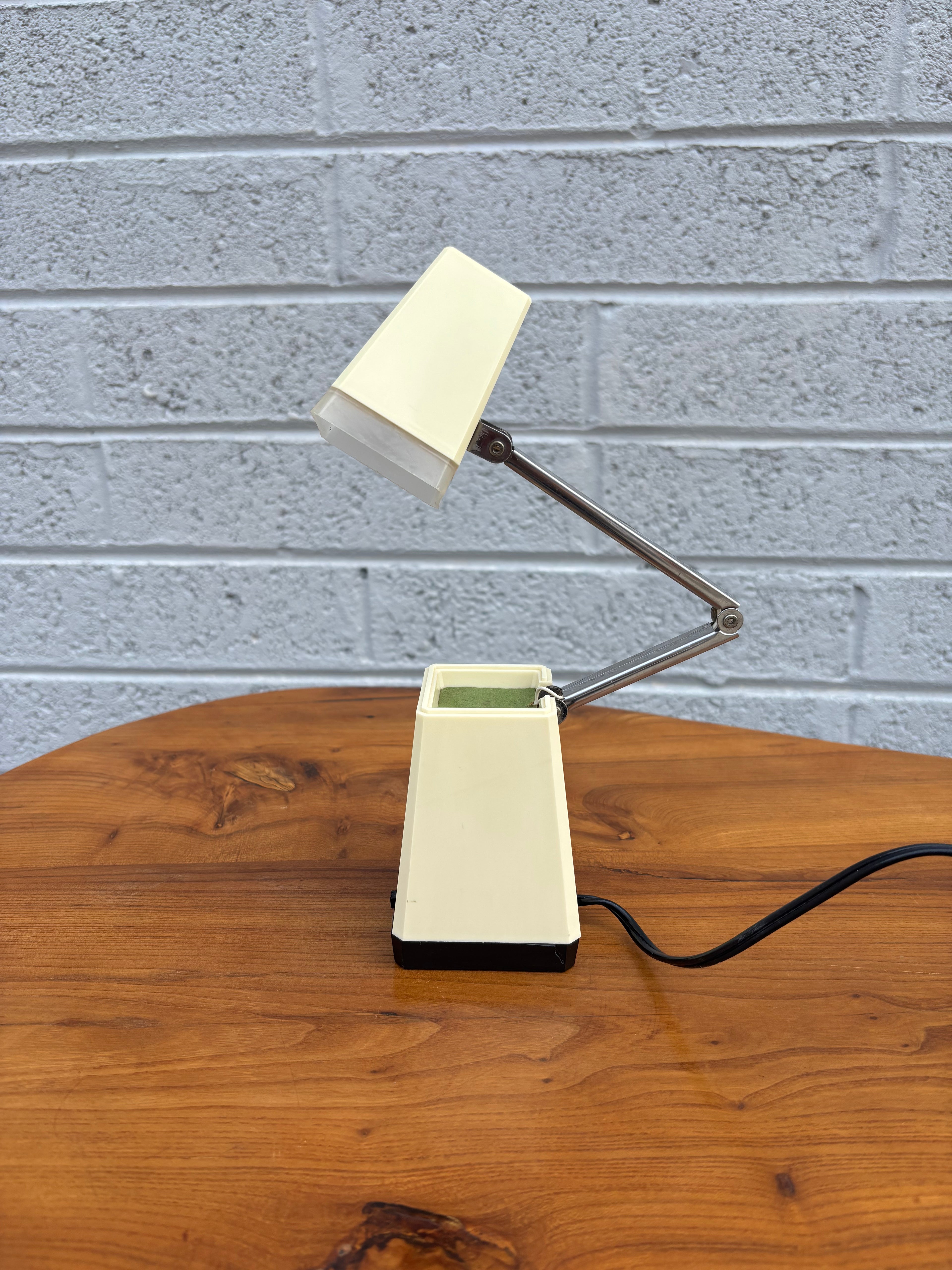 Folding Pyramid Table Lamp Mid-Century Modern