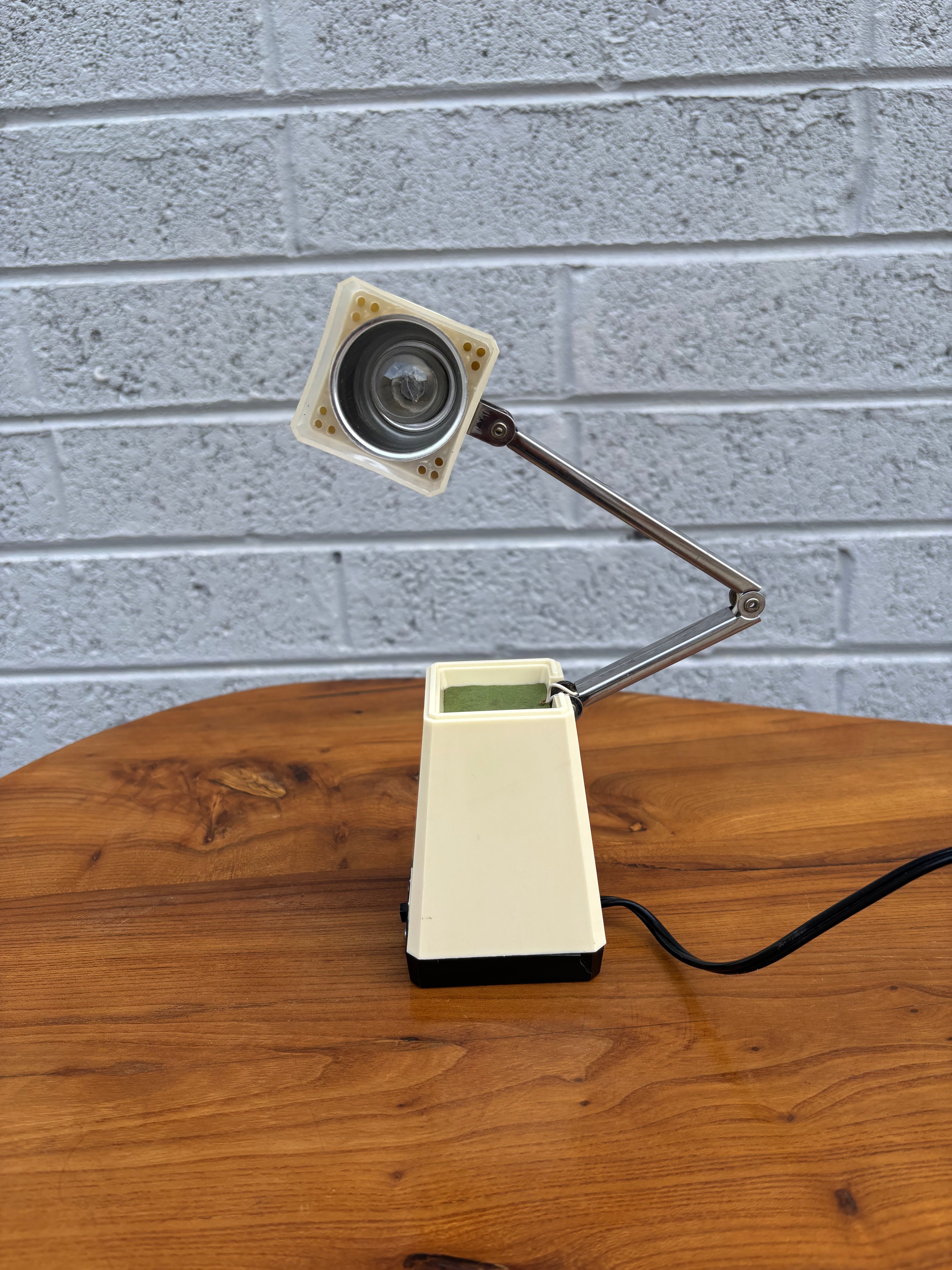 Folding Pyramid Table Lamp Mid-Century Modern