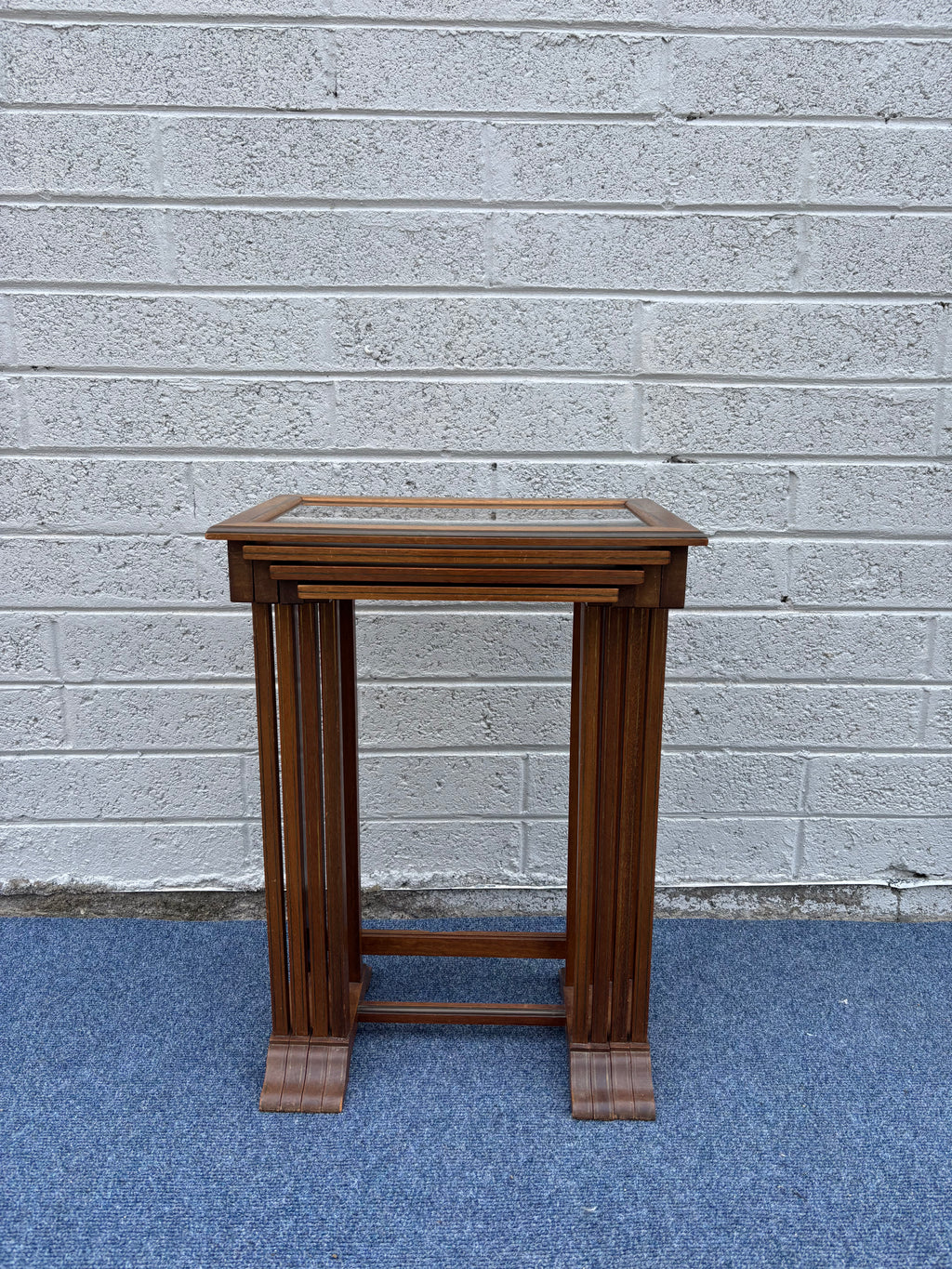 Set of Four Art Nouveau Nesting Tables (c. 1900)